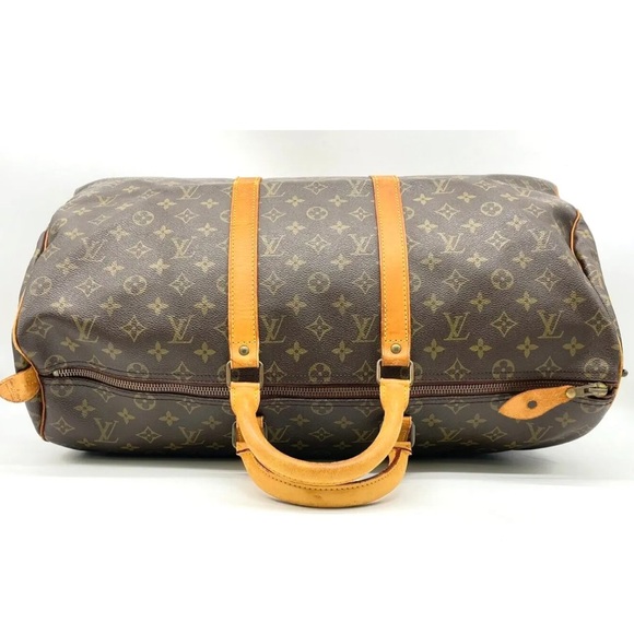 authentic Louis Vuitton keepall 50 | genuine leather monogram LV - Picture 3 of 11